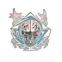 adhd brain  tattoo design idea