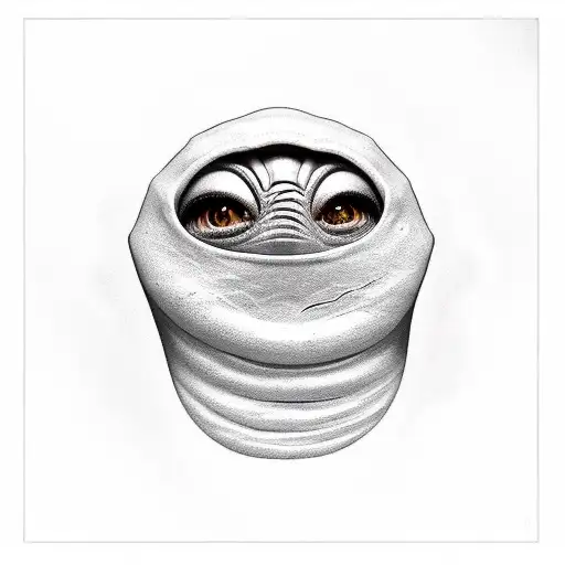 Dune great sand worm lady Jessica Paul  tattoo design idea