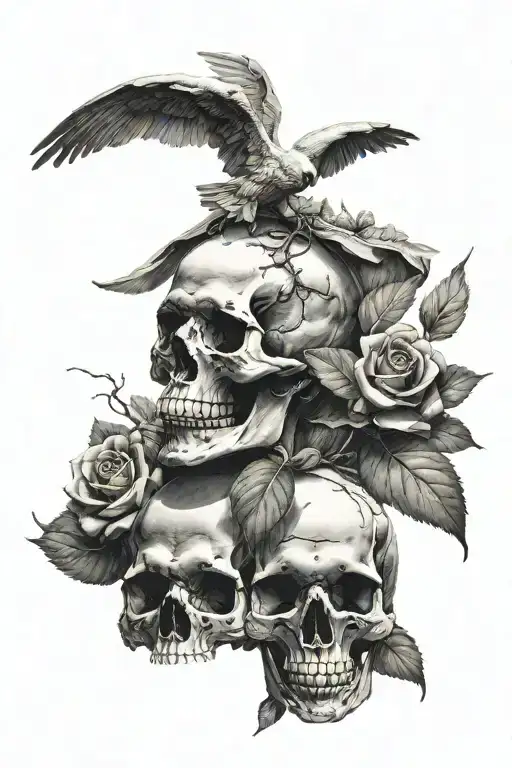 memento mori memento vivere creation of adam and the fall of icarus  tattoo design idea