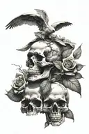 memento mori memento vivere creation of adam and the fall of icarus  tattoo design idea