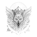 Yggdrasil on bicep and front shoulder, transitioning into wolf head on chest, transitio into perched raven on shoulder tattoo design idea