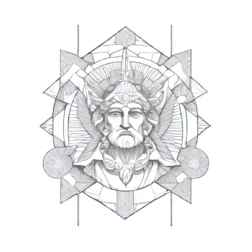 greek statue tattoo design idea