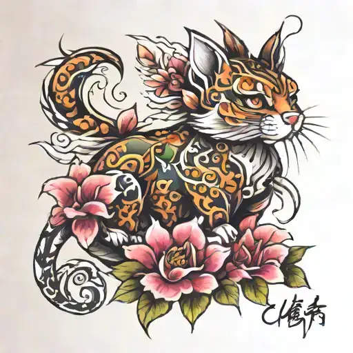 characeae chara delicatula tattoo design idea