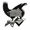 biblical noah's ark tattoo design idea