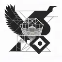 biblical noah's ark tattoo design idea