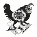 biblical noah's ark tattoo design idea