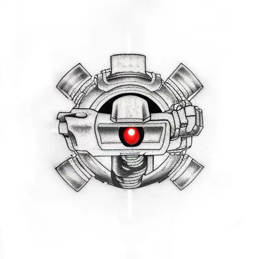 the iron giant movie tattoo design idea