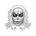 trixie Mattel as Michael Myers tattoo design idea