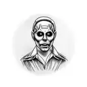trixie Mattel as Michael Myers tattoo design idea
