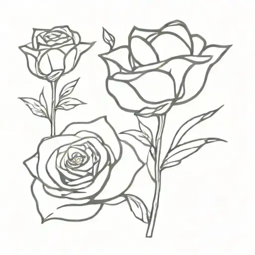 gather ye rosebuds while ye may tattoo design idea
