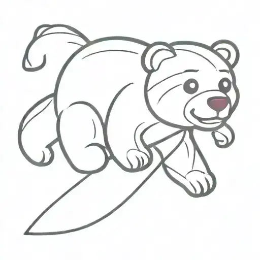 gummy bears tattoo design idea