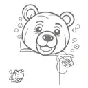 gummy bears tattoo design idea