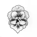 pansy's  tattoo design idea