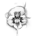 pansy's  tattoo design idea