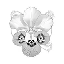 pansy's  tattoo design idea