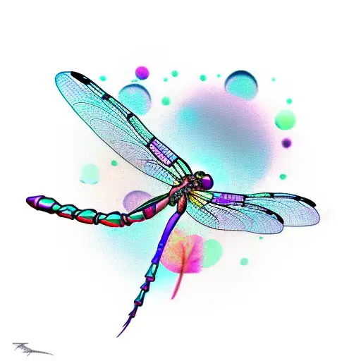 Dragonfly tattoo design idea