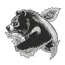Choctaw bear tattoo design idea