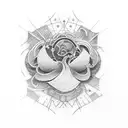 grandparents tattoo design idea