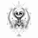 Sally (from The nightmare before christmas) sexy tattoo design idea
