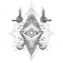 Celestial Alignment tattoo design idea