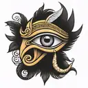 right eye horus tatoo tattoo design idea