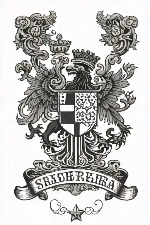 Long live Serbia tattoo design idea