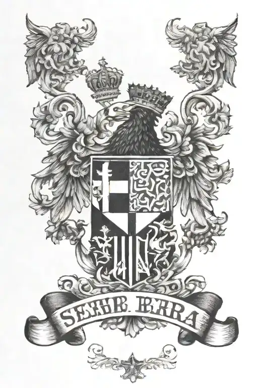Long live Serbia tattoo design idea