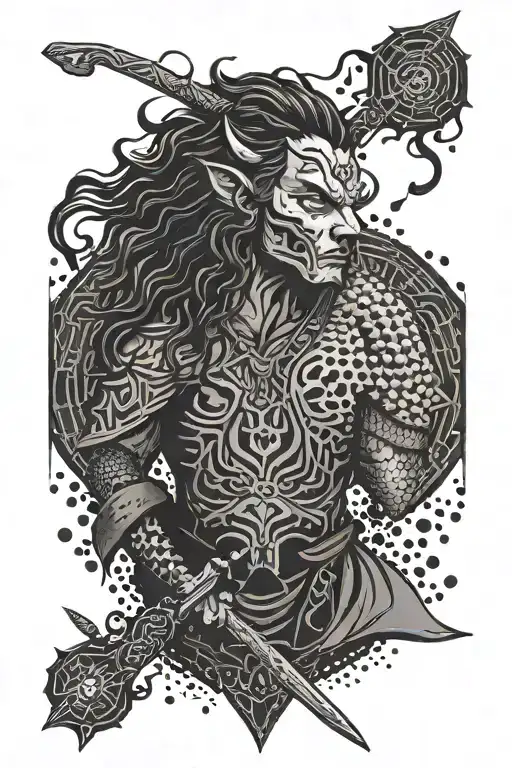 Demon Slayer tattoo design idea