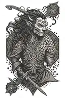 Demon Slayer tattoo design idea