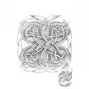 Celtic Knot tattoo design idea