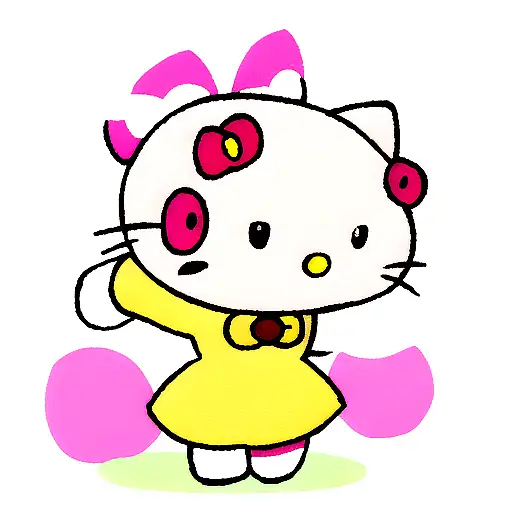 hello kitty tattoo design idea
