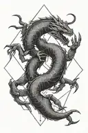 Scorpio, Gemini, pisces zodiac sign with constellation  tattoo design idea