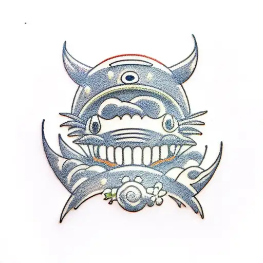 ghibli studio tattoo design idea