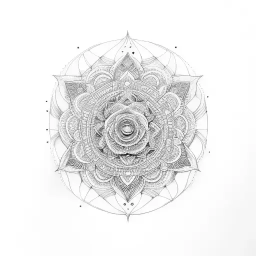 meditations sahasrara girl tattoo design idea
