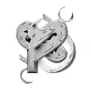 A minimalistic key and ampersand design tattoo design idea