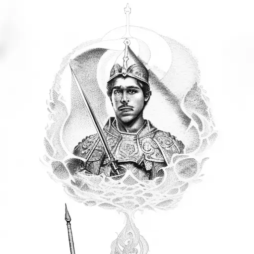 st florian  tattoo design idea