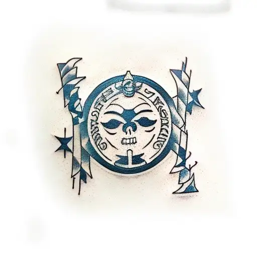Blink 182 logo tattoo design idea