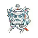 Blink 182 logo tattoo design idea