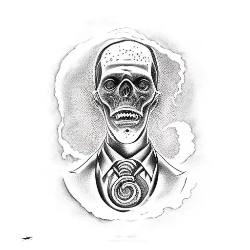 h.p. lovecraft tattoo design idea