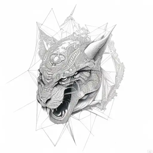 thinker  tattoo design idea