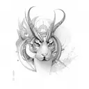 thinker  tattoo design idea