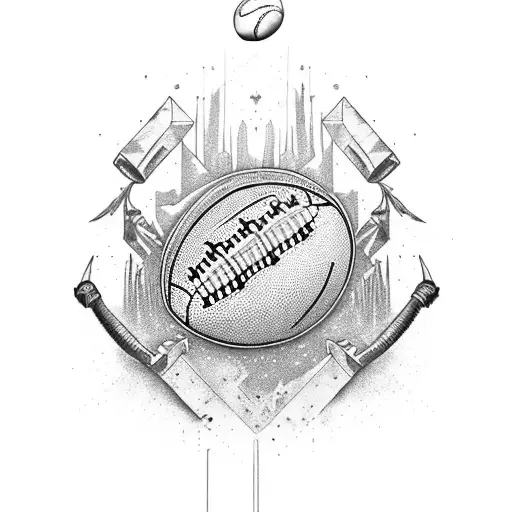 kickbox and football tattoo design idea