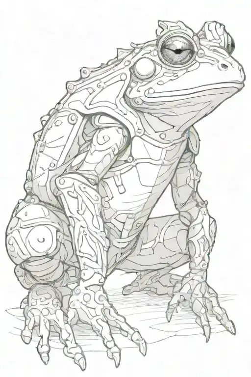 frog in knight armor tattoo tattoo design idea