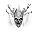 Wendigo tattoo design idea