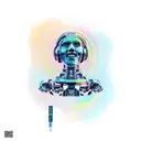 Artificial Intelligence VS human  tattoo design idea