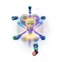 Artificial Intelligence VS human  tattoo design idea