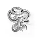 join, or die, historical, snake tattoo design idea