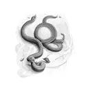 join, or die, historical, snake tattoo design idea
