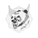 bear samurai tattoo design idea