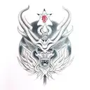 Baphomet  tattoo design idea